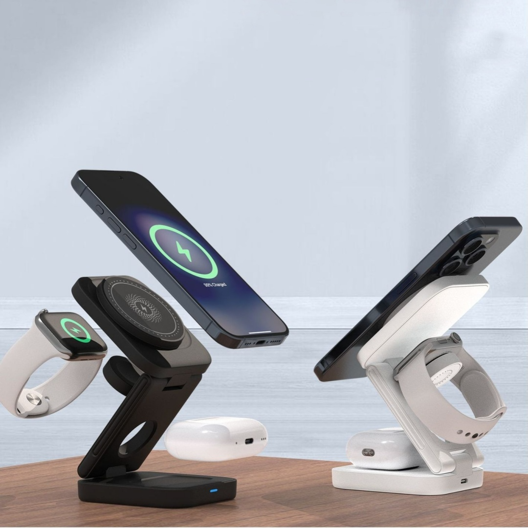 AeroFold 3-in-1 Magnetic Wireless Charger